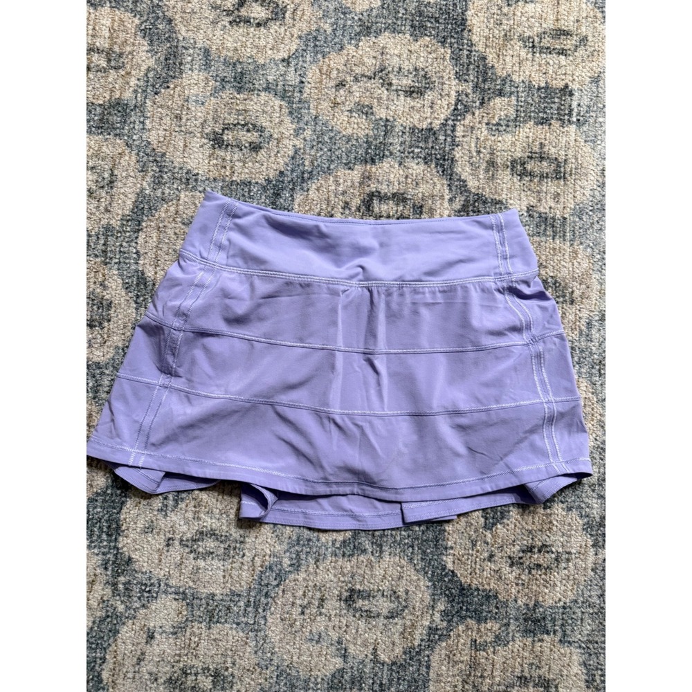 Lululemon Pace Rival Mid-Rise Skirt Purple, Size 4 Pristine Condition